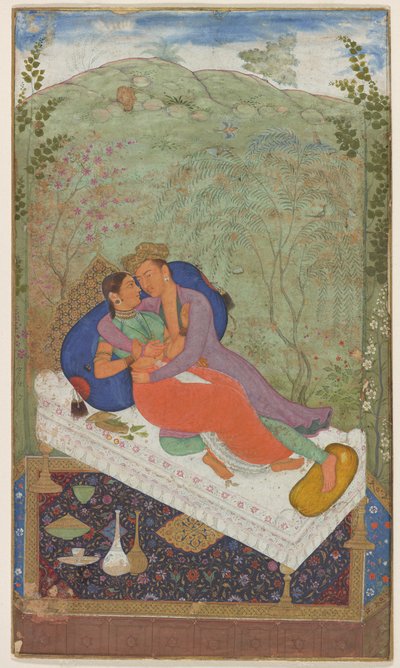 Sultan Murad ve eşi, yak. 1597. by Manohar