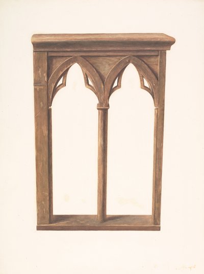 Altar Raylı Kapı, c. 1939. by Manuel G. Runyan