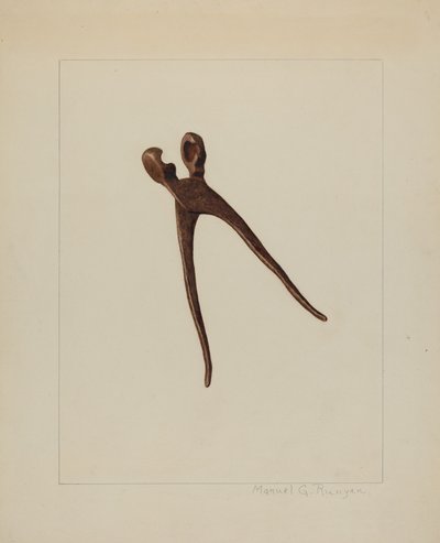 Mermi Kalıbı, c. 1938. by Manuel G. Runyan