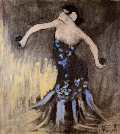flamenko dansçısı by Manuel Martinez Hugue Manolo