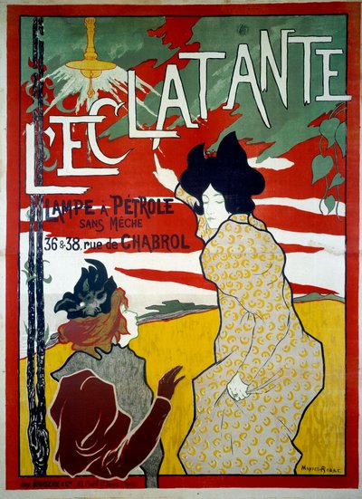 Deliksiz kandil reklamı: Fener, 20. yüzyıl (poster) by Manuel Robbe