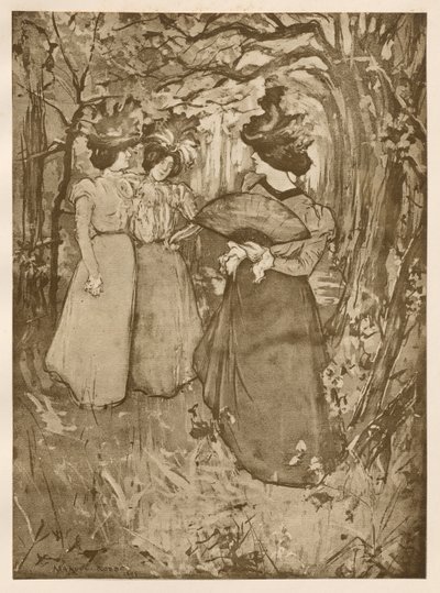 Menuet dAutomne, 1898. by Manuel Robbe