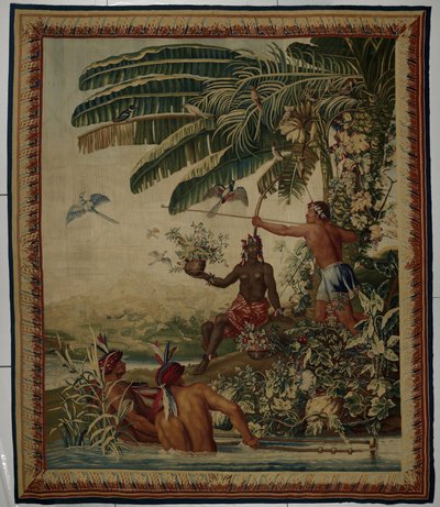 Balıkçılar, Les Anciennes Indes (Eski Hint Adaları) Serisinden Goblen balıkçı by Manufacture Royale des Gobelins