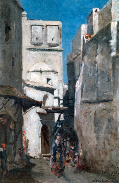 Cezayir'de Sokak, c1864-1892 by Marc Alfred Chataud