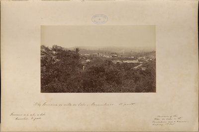 Cabo, Pernambuco villasının panoraması - 1. bölüm by Marc Ferrez