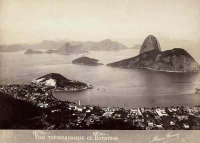 Botafogo, Brezilya manzarası by Marc Ferrez