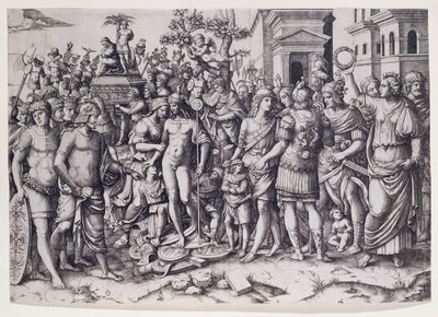Bir Zafer (gravür) by Marcantonio Raimondi