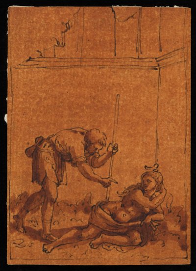Cymon ve Iphigenia by Marcantonio Raimondi