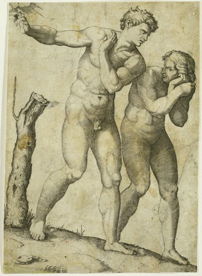 Cennetten kovulma by Marcantonio Raimondi