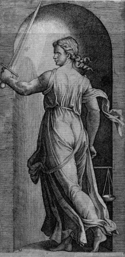 Adalet by Marcantonio Raimondi