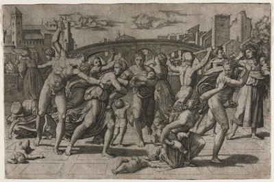 Köknar Ağacı Olmadan Masumların Katliamı by Marcantonio Raimondi