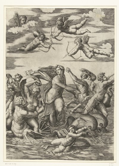 Triomf van Galatea, putti