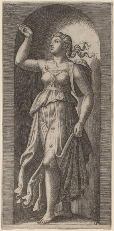 İnanç by Marcantonio Raimondi after Raphael