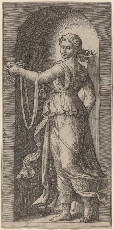 ölçülü by Marcantonio Raimondi after Raphael