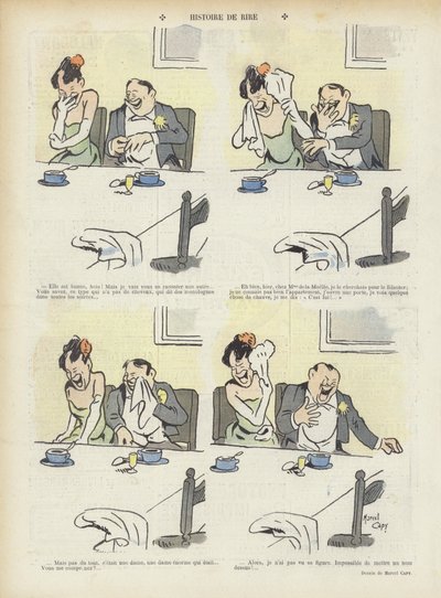 Le Rire için İllüstrasyon by Marcel Amable O.L. Capy