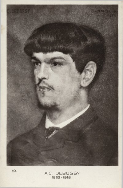 Claude Debussy, Fransız besteci (1862-1918) by Marcel Andre Baschet