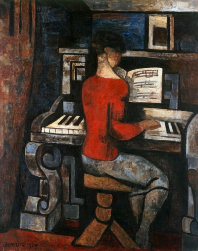 Piyanist by Marcel Gromaire