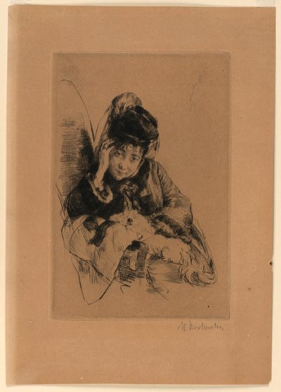 Madam Desboutin by Marcellin Desboutin