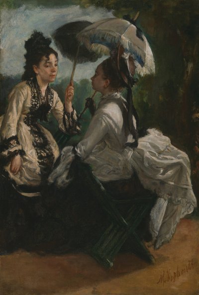 Konuşma, 187579. by Marcellin Desboutin