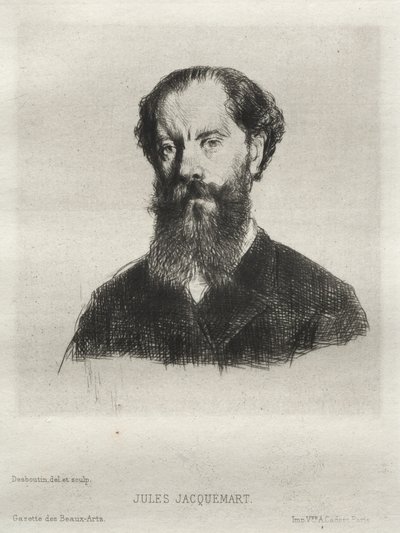 Jules Jacquemart, 1876. by Marcellin Gilbert Desboutin