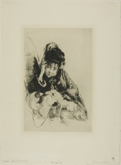 Mme. desboutin by Marcellin Gilbert Desboutin