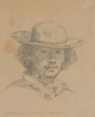 Otoportre. by Marcellin Gilbert Desboutin
