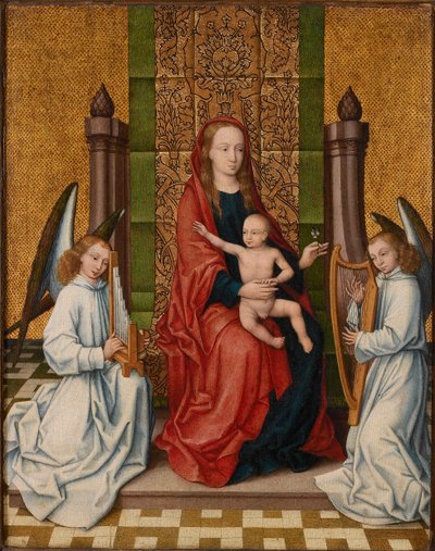 Bakire ve çocuk, 1550-1560 yılları arasında tahta çıktı. by Marcellus Coffermans