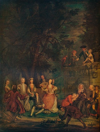 Bir Konuşma Parçası, c1700 1931 by Marcellus Laroon the Younger