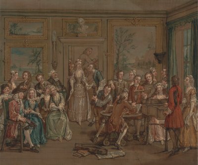 Müzikal Sohbet by Marcellus Laroon the Younger