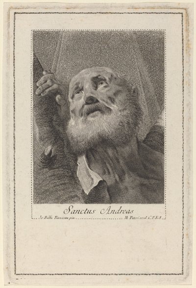 Aziz Andreas by Marco Alvise Pitteri after Giovanni Battista Piazzetta