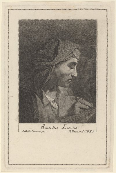 Aziz Luka by Marco Alvise Pitteri after Giovanni Battista Piazzetta