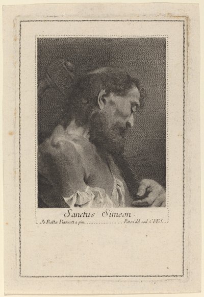 Aziz Simeon by Marco Alvise Pitteri after Giovanni Battista Piazzetta