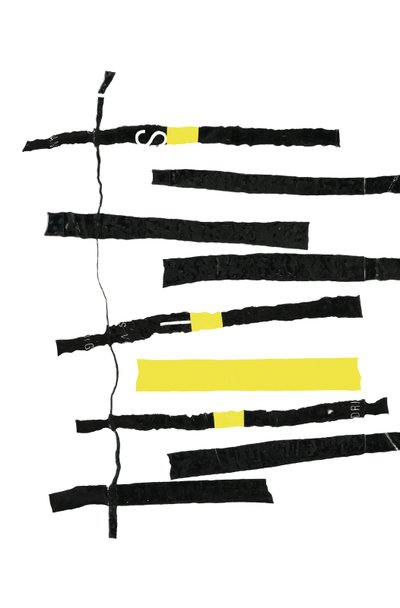 Çizgiler, 2003 (kolaj) by Marco Campedelli