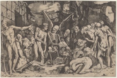 İskeletler by Marco Dente, after Baccio Bandinelli