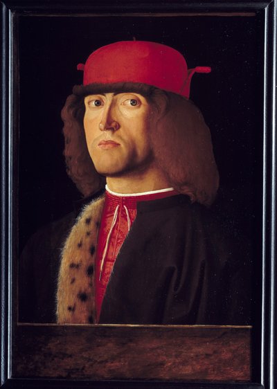 Adam Portresi Tablosu Marco Marziale (1440-1507) by Marco Marziale