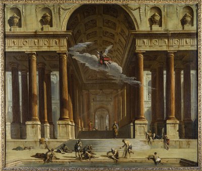 Siloam Havuzu, c.1711-16 (tuval üzerine yağlı boya) by Marco Ricci