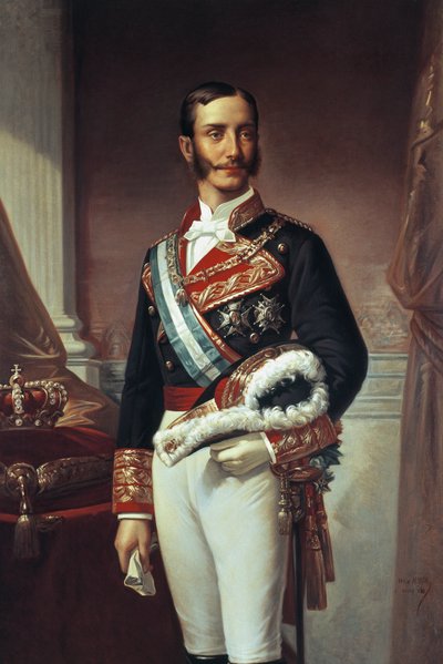 Alfonso XII'nin Portresi (Madrid by Marcos Giraldez de Acosta
