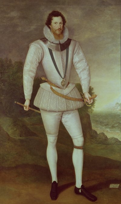 Robert Devereux, 2. Essex Kontu, c. 1596 by Marcus Garret Gheeraerts the Younger