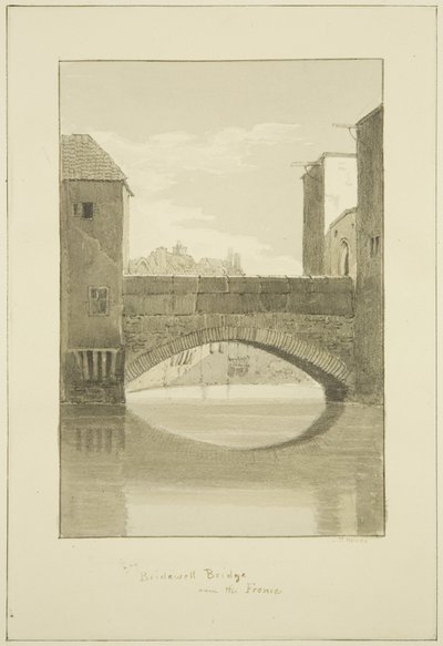 Kuzeye bakan Frome üzerinde Bridewell Köprüsü by Marcus H. Homes