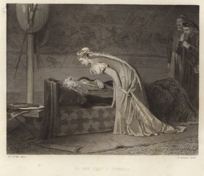 Kral Lear ve Cordelia by Marcus Stone