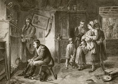 Napolyon, J.D. Cooper tarafından oyulmuş Waterloo