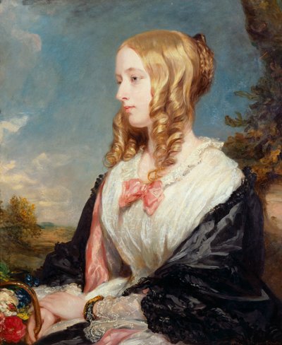 'Georgiana Thellusson', 1850 by Margaret Carpenter