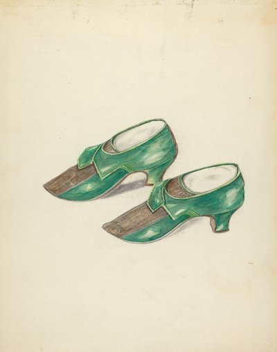 Kadın Ayakkabıları, c. 1940. by Margaret Concha