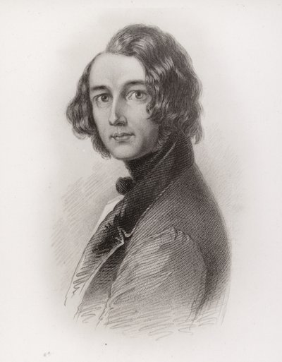 Charles Dickens (1812-1870), İngiliz romancı, 1844 by Margaret Gillies
