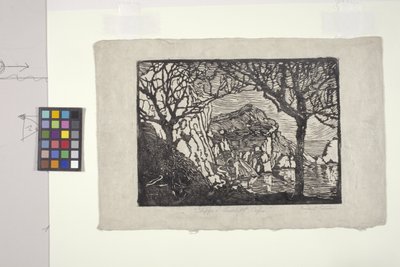 Güneş Işığında Kayalıklar, Capri by Margaret Jordan Patterson