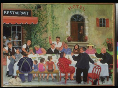 Kutlama (tuval üzerine yağlıboya) by Margaret Loxton