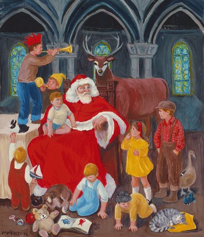 Noel arifesinde Noel Baba by Margaret Loxton