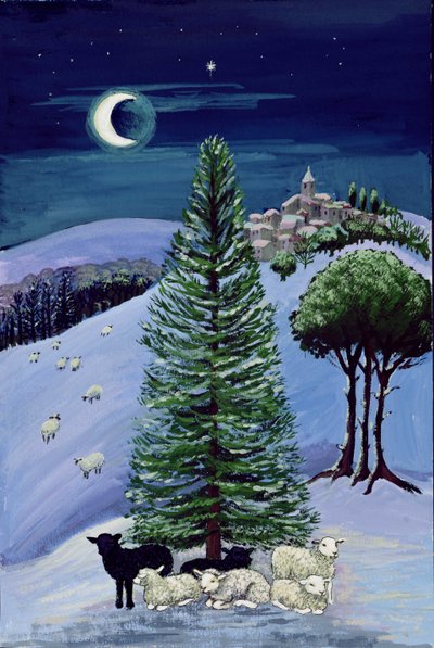Kış Manzarasında Koyun by Margaret Loxton