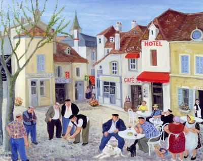 Oyun, Burgonya (tuval üzerine yağlıboya) by Margaret Loxton