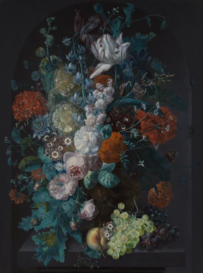 Çiçeklerden Bir Vazo, 1716. by Margareta Haverman